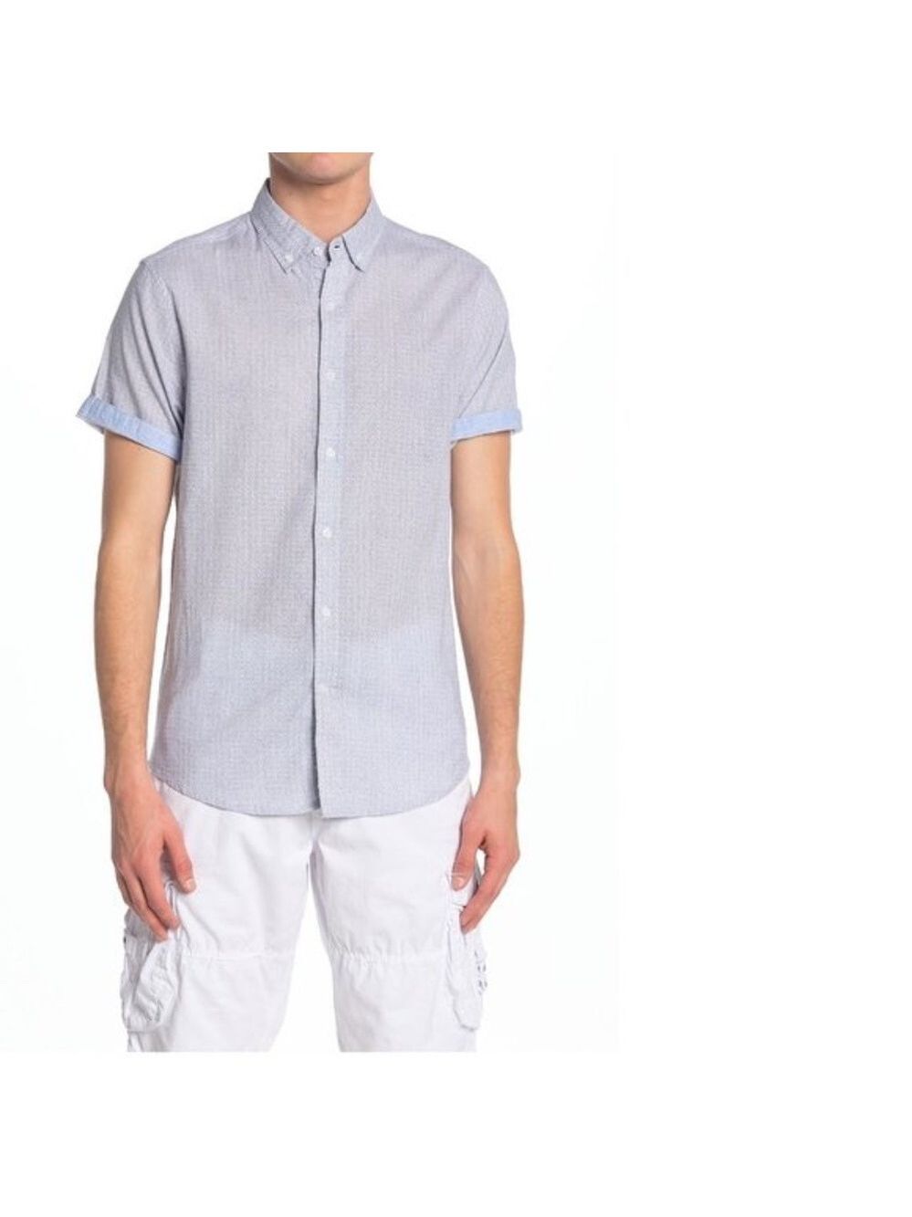 Report Collection Geo Print Slim Fit Shirt